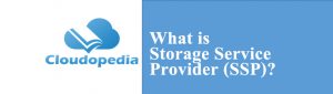 Definition of Storage Service Provider (SSP)